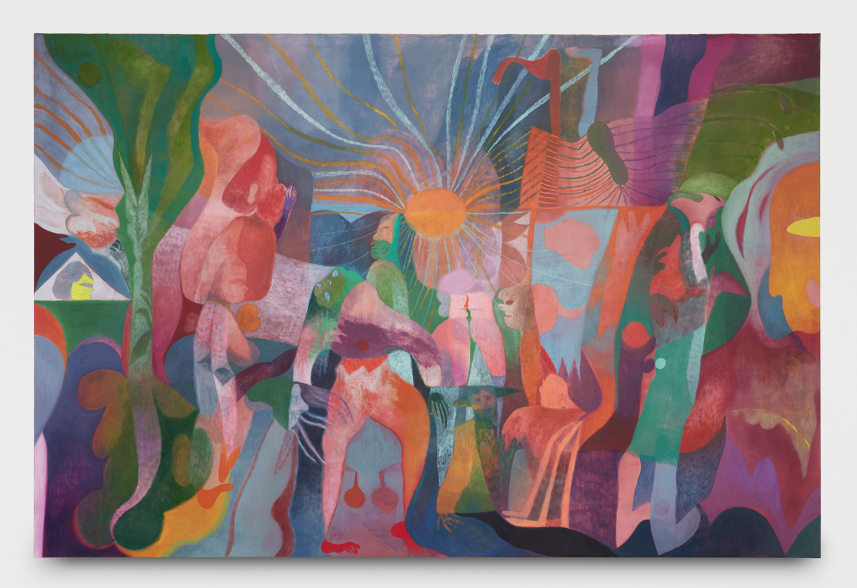 Painting by Maja Ruznic, who participates in the twelfth SITE Santa Fe International: Once Within a Time.