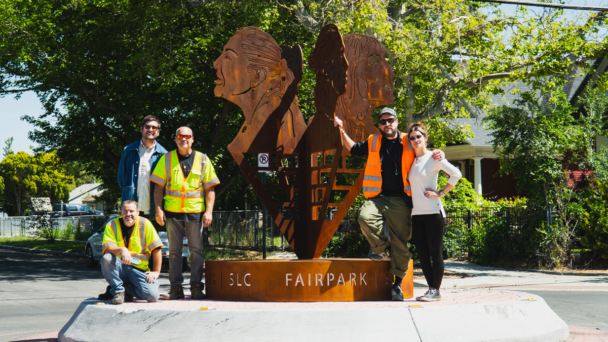 Matt Monsoon's new public art in Salt Lake City is one top Southwest Art News June 2025 headline.