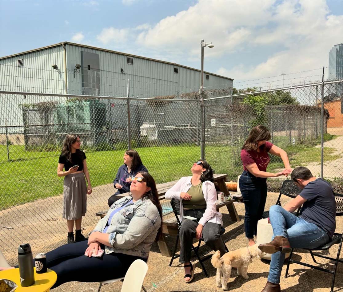 Viewing the solar eclipse with Laura Lawson