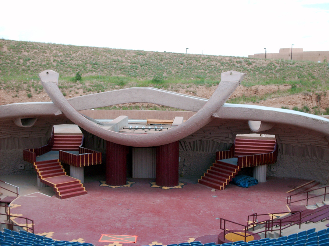 Paolo Soleri's Amphitheater in Santa Fe, New Mexico is a mysterious land artwork that is impossible to see. Check out this list of rare and mysterious Southwest Land Art.