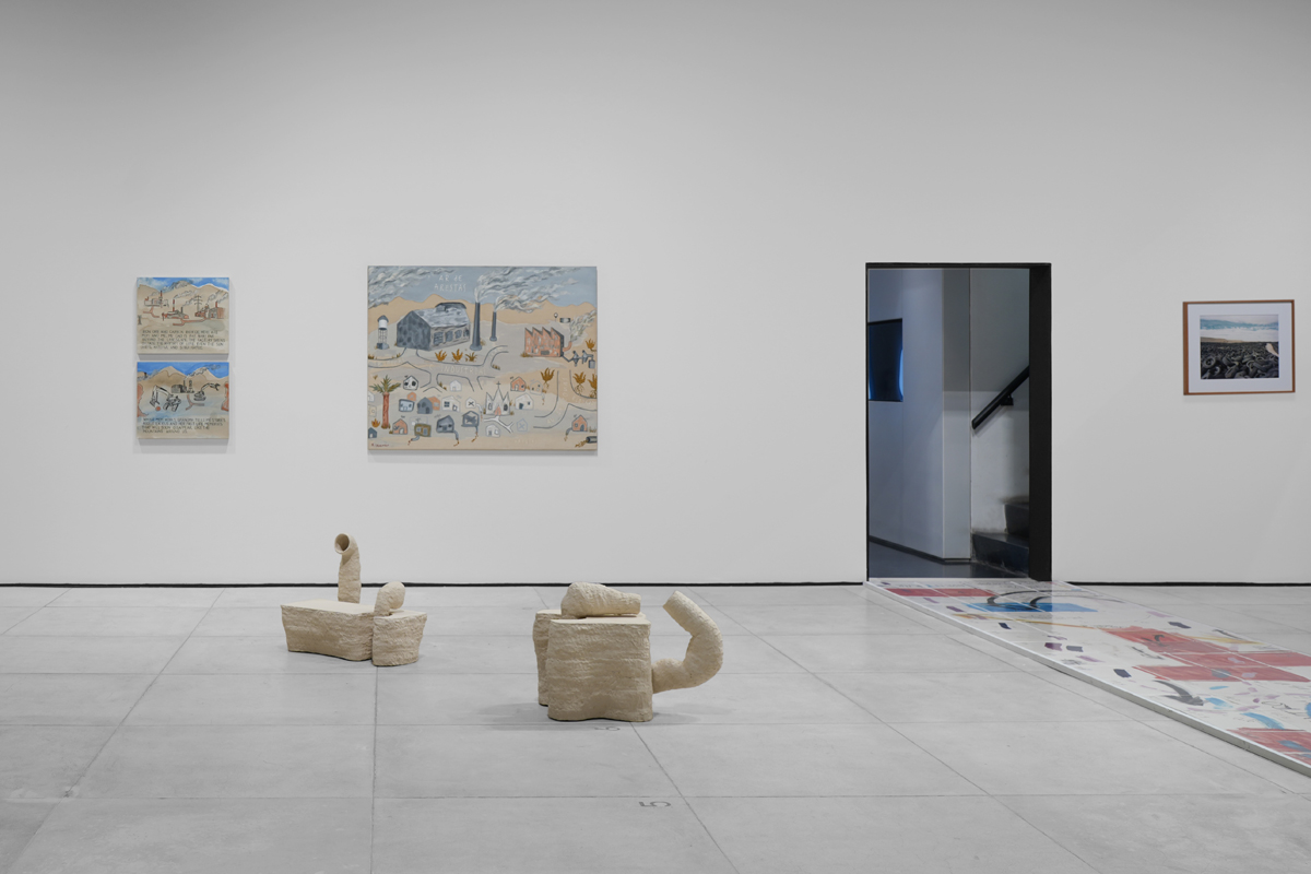 Installation view of Después del edén, an exhbition at RGR Gallery curated by Gabriela Rangel.