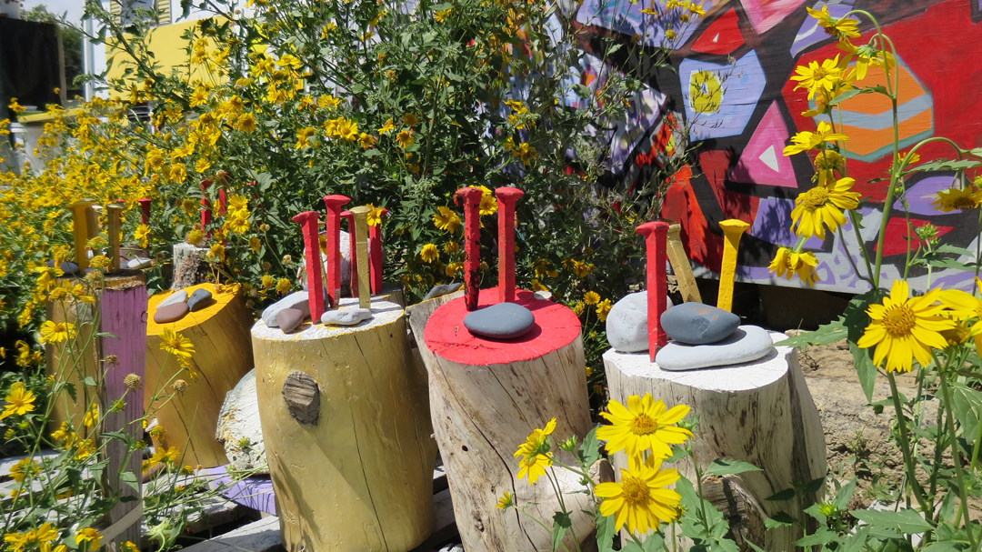 The colorful and blooming immersive art environment of Burmese artist Sitt Nyein Aye.