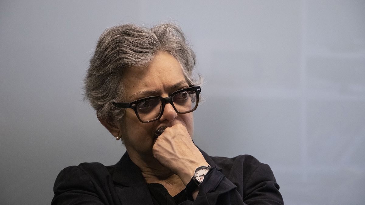 Portrait of Venezuelan curator Gabriela Rangel, the new executive director of MOCA Tucson.