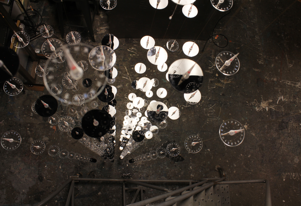Detailed view of installation work by Utah-based artist Stephanie Leitch.