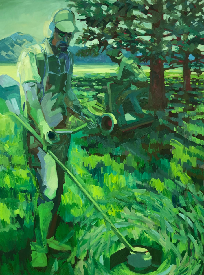 A painting by Clinton Whiting titled Regard.
