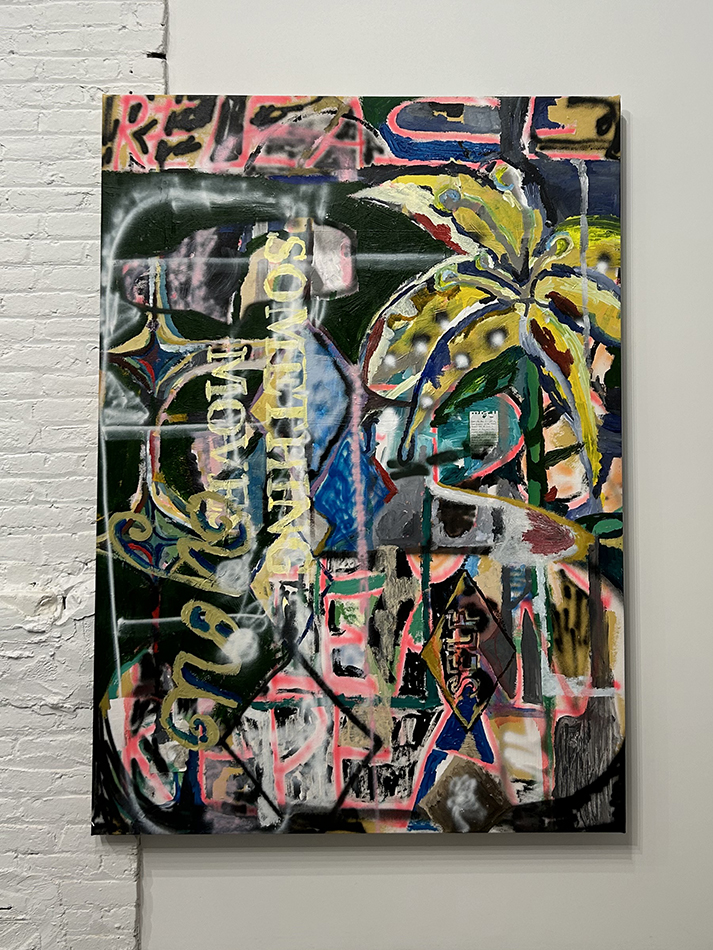 Abstract painting by artist Grace Rosario Perkins.