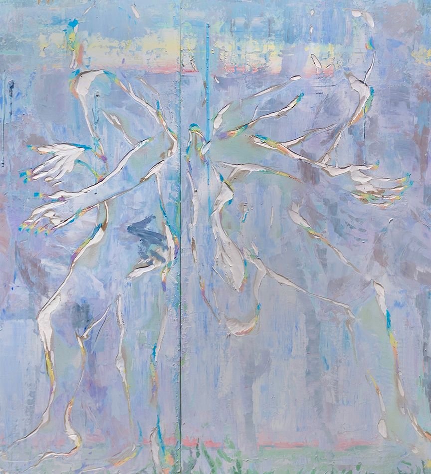 Painting by Eli Ruhala.