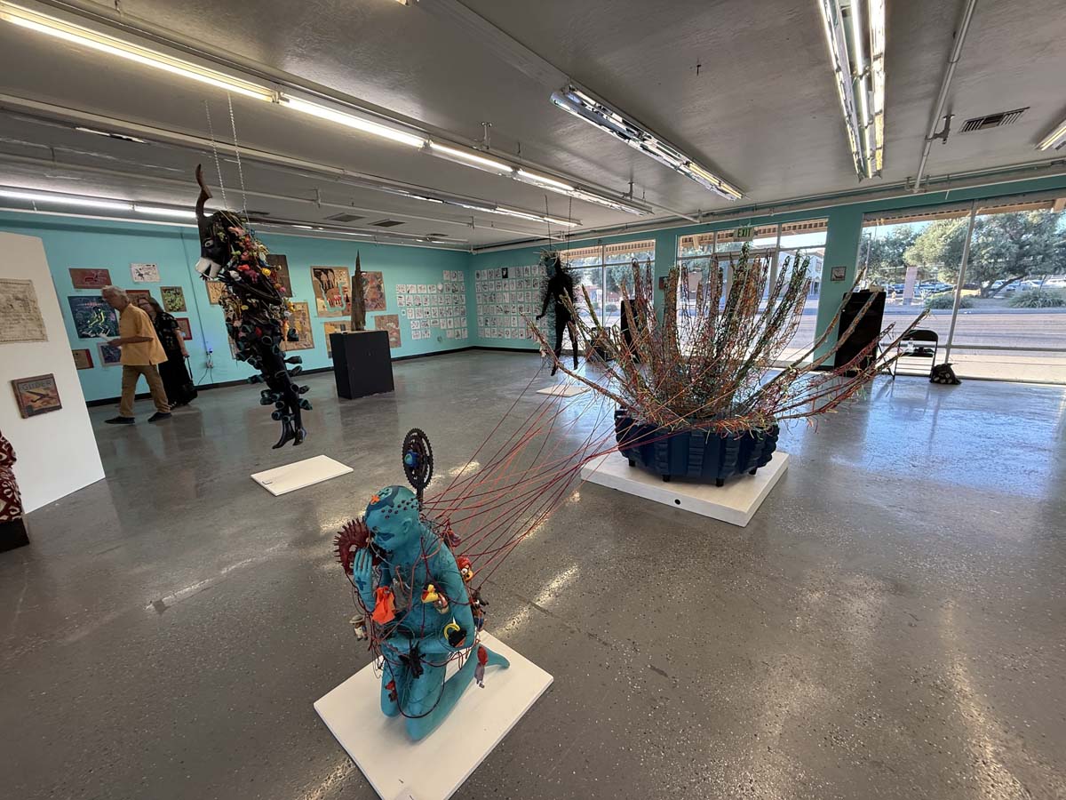 <i>Visions & Spirits</i>, installation view, Rocket Space Gallery, Tempe, 2025. 