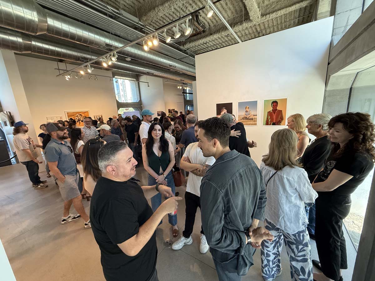 Opening reception for Jesse Rieser, <i>Folklore</i>, at Bentley Gallery. 