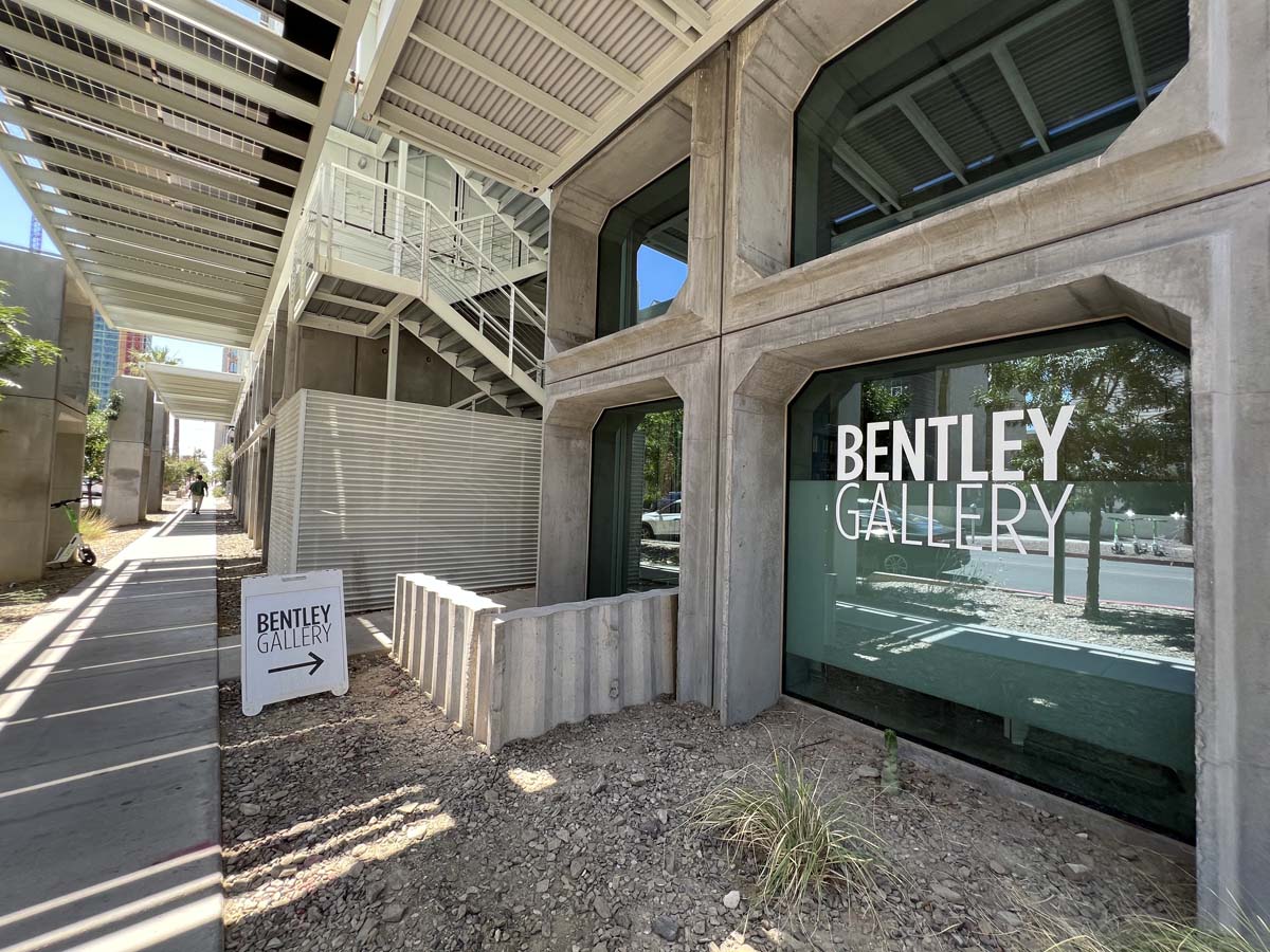 Exterior of Bentley Gallery in downtown Phoenix.