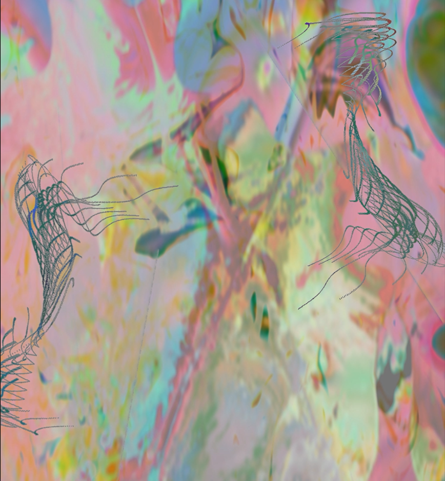 Still from a EEG Brainwave Session, 7-26-24, influenced by curiosity, joy, and excitement.
