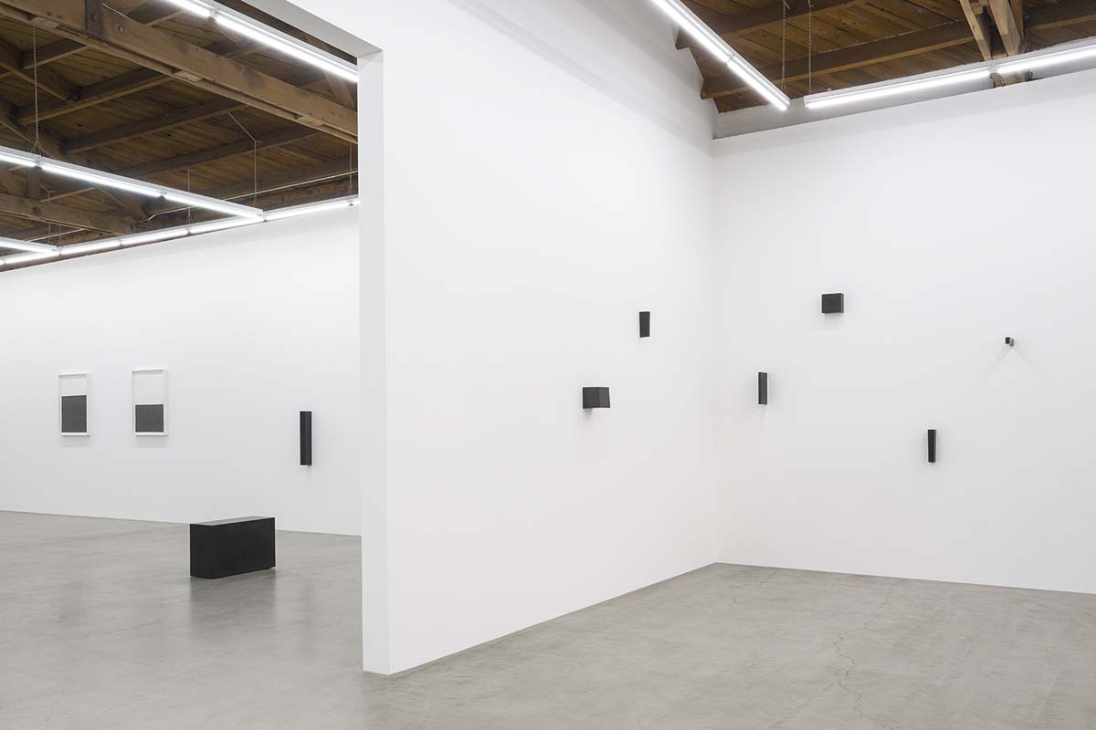 Installation view of Susan York: Distilling Carbon.