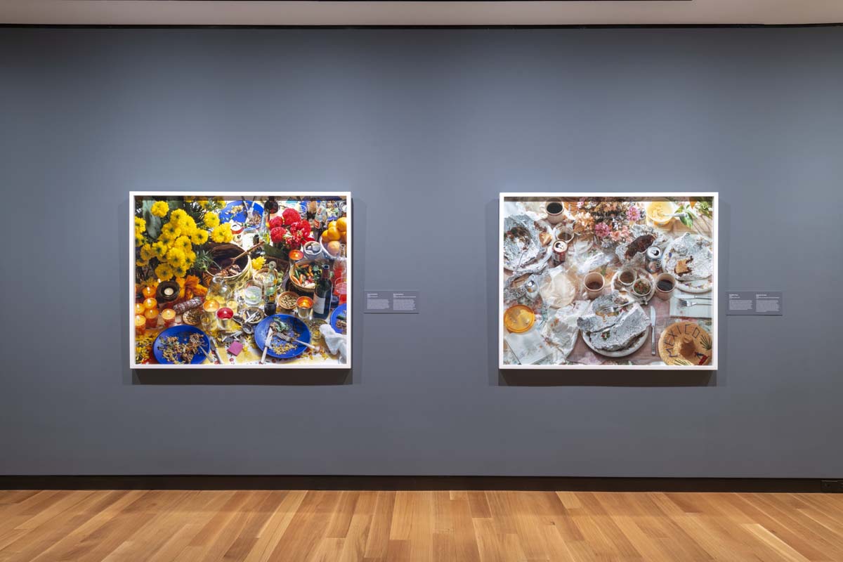 Installation view of Chuck Ramirez photographs at Amon Carter Museum.