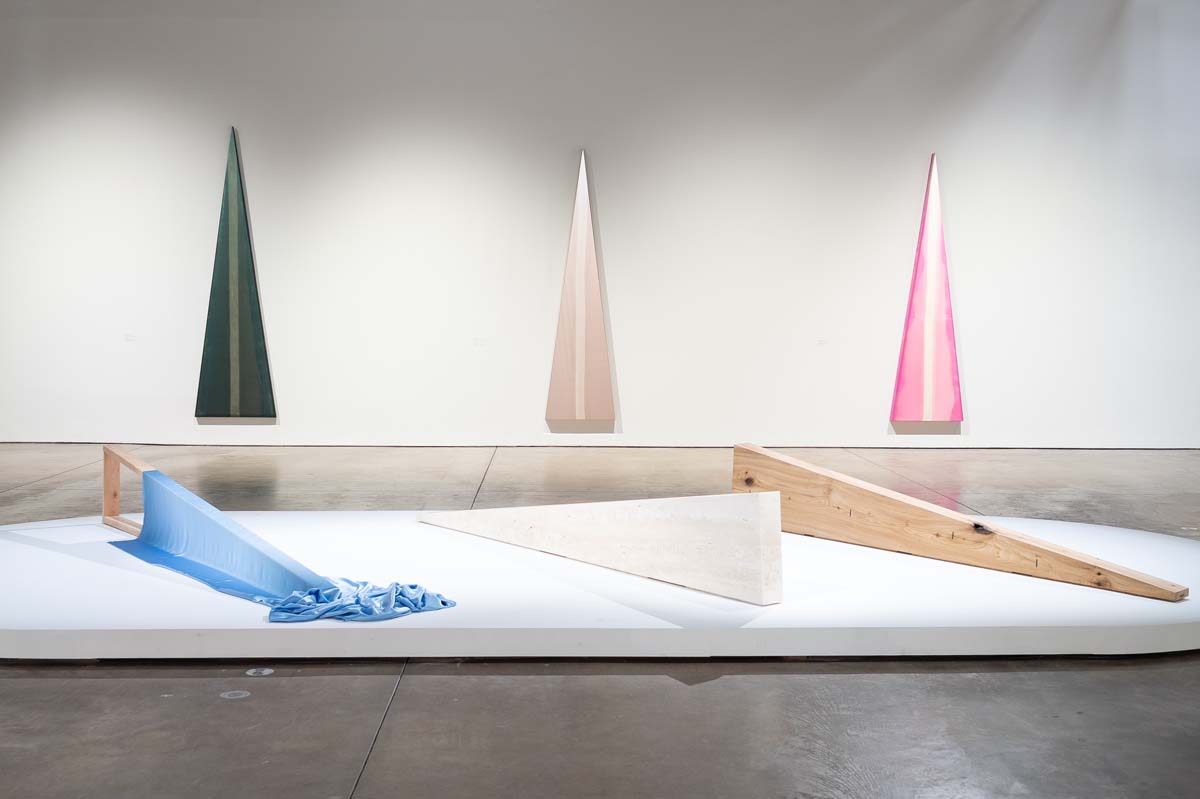 James Perkins, <i>Burying Painting</i>, installation view, Scottsdale Museum of Art, 2025. 