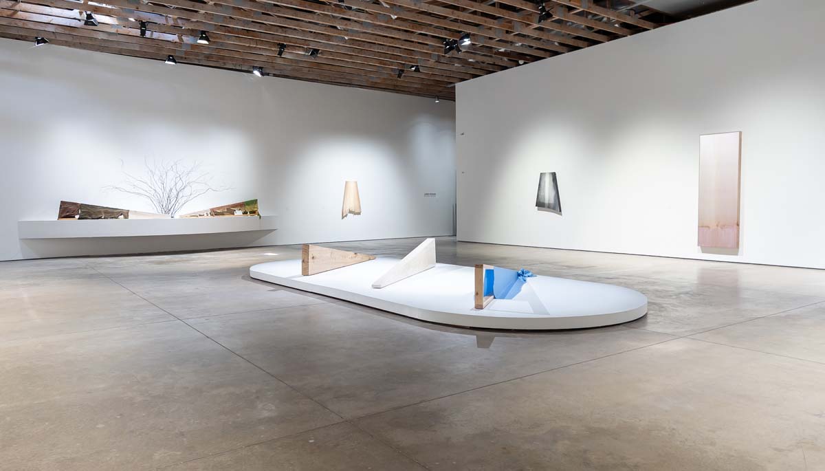 James Perkins, <i>Burying Painting</i>, installation view, Scottsdale Museum of Art, 2025. 