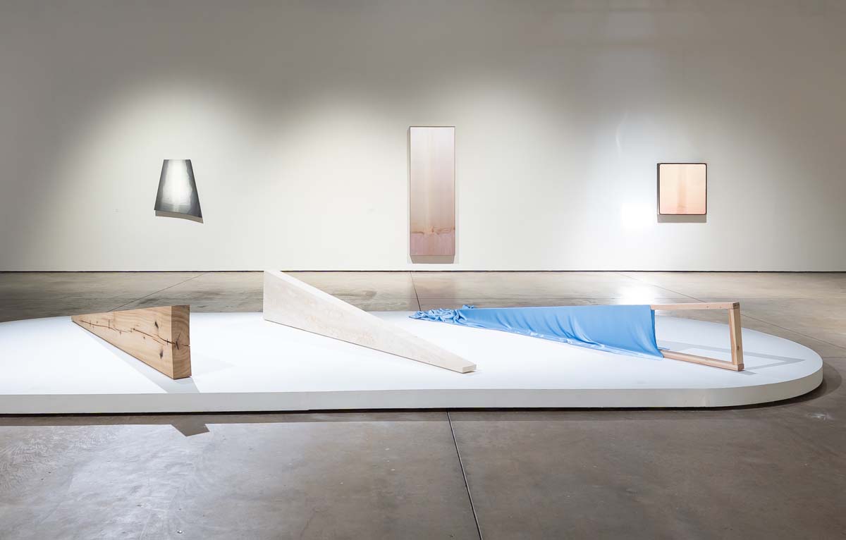 James Perkins, <i>Burying Painting</i>, installation view, Scottsdale Museum of Art, 2025. 