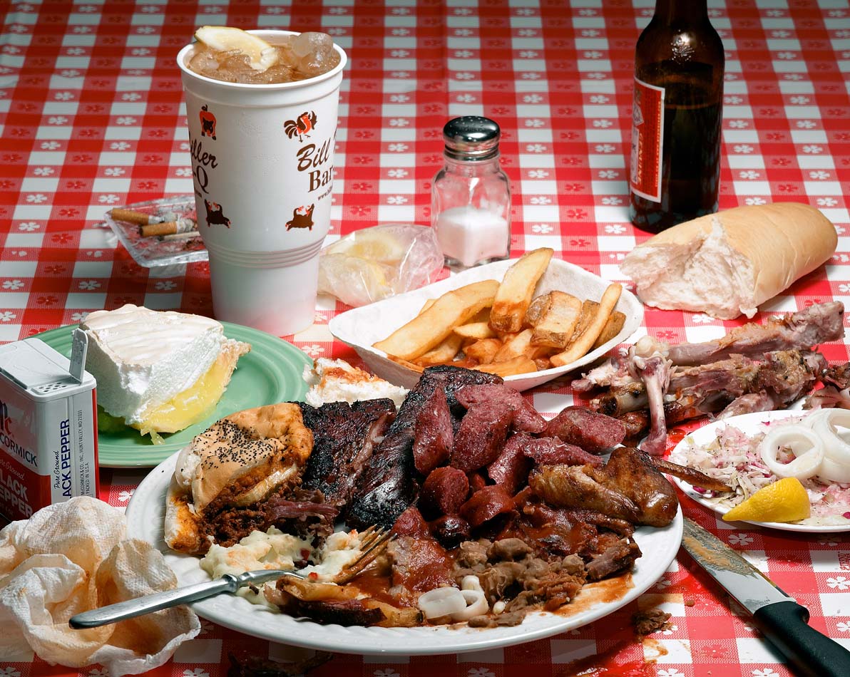 Combo Meal #8 (aka The Rancher’s Plate) from Bill Miller Bar-B-Q