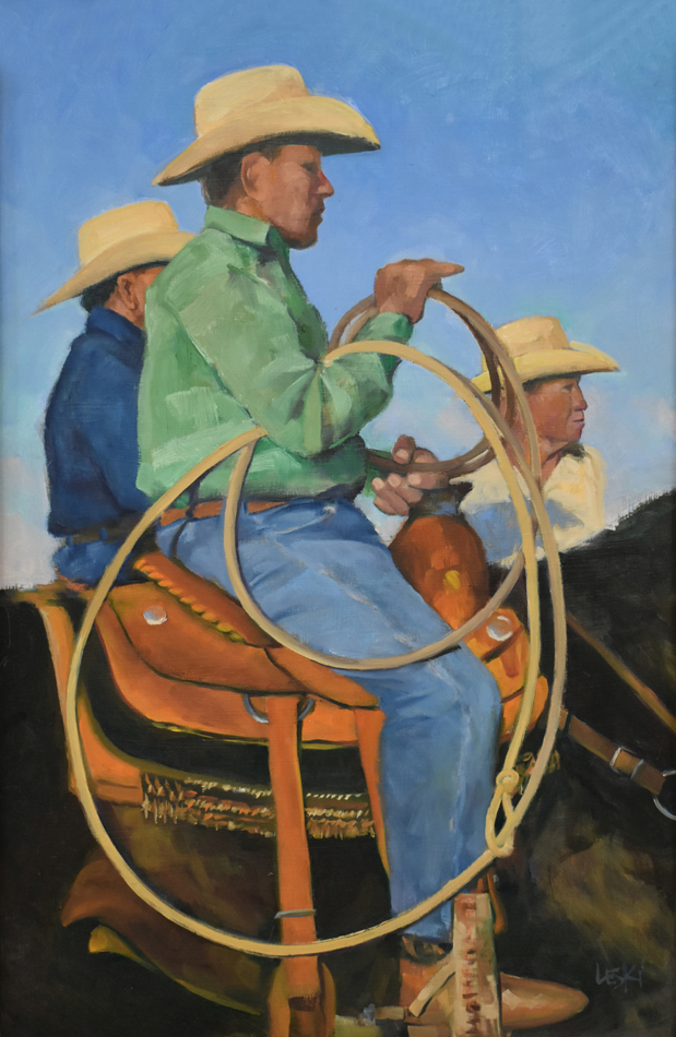 Myron Leski painting