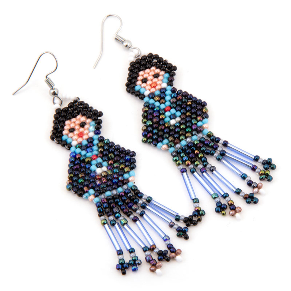 Earrings by Lavine Benally, part of a Southwest Museum Shop Gift Guide.