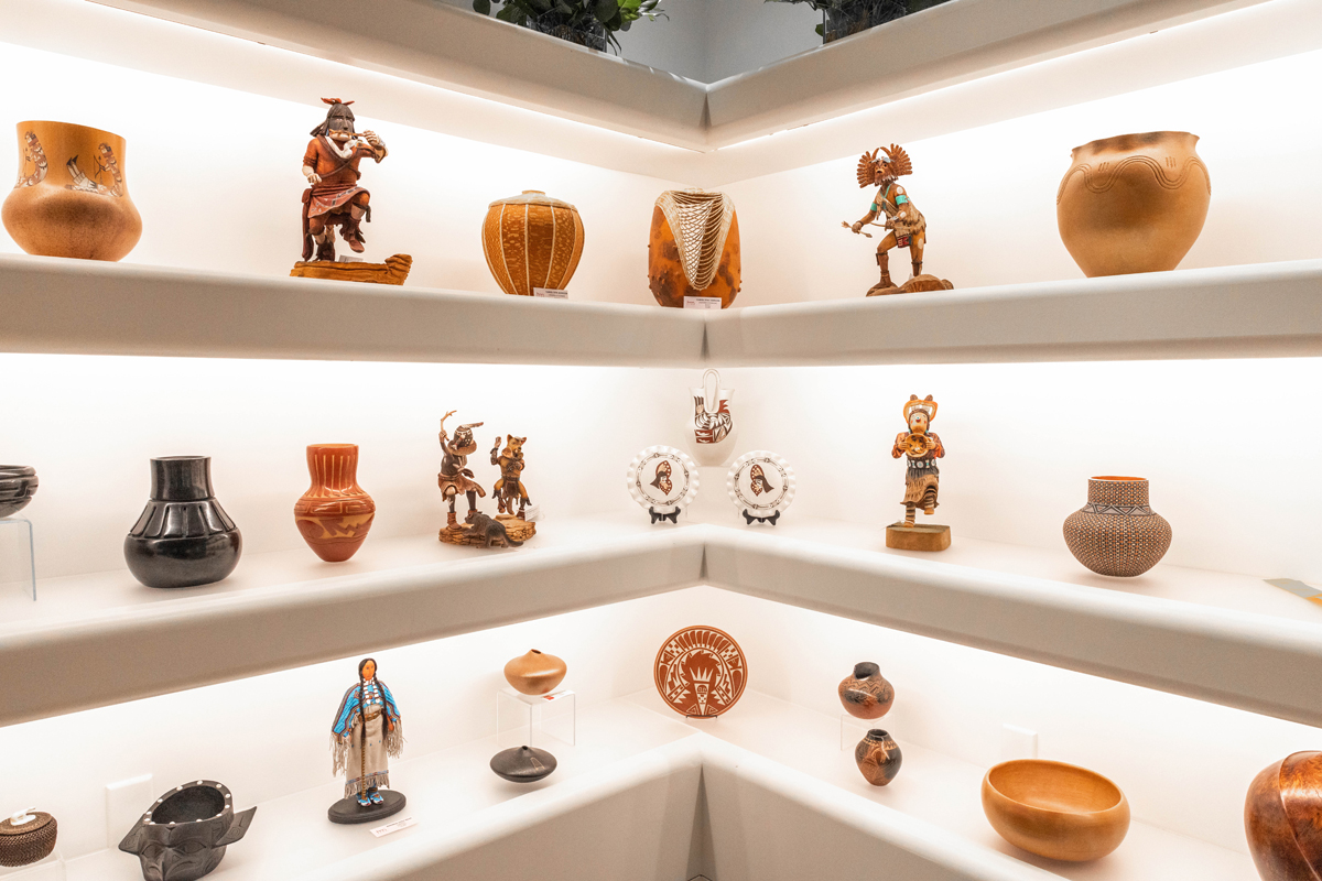 View of the Heart Museum Shop, one of the top spaces in the Southwest Holiday Gift Guide of museum stores.