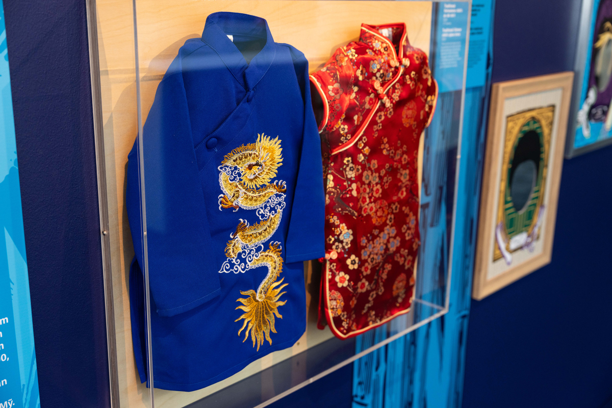 Installation view of Big Dreams in Denver's Little Saigon at History Colorado Center.