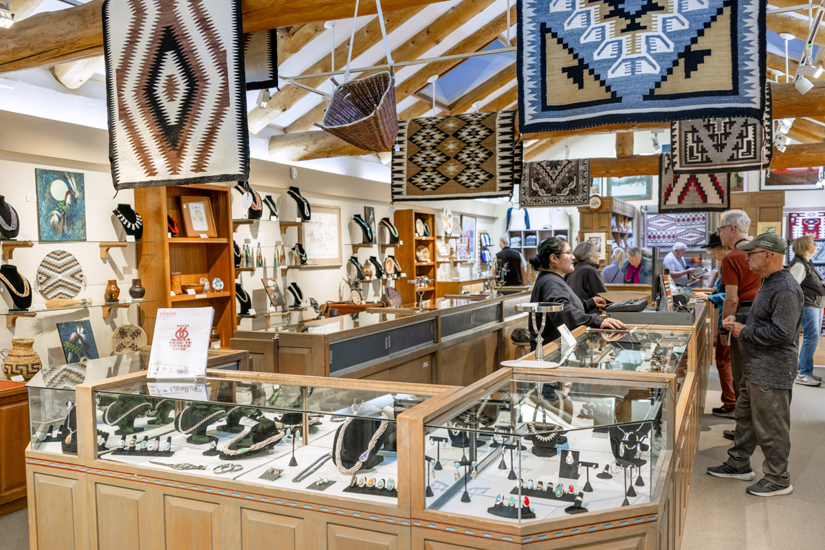 View of the Museum of Northern Arizona Shop, one of the top spaces in the Southwest Holiday Gift Guide of museum stores.