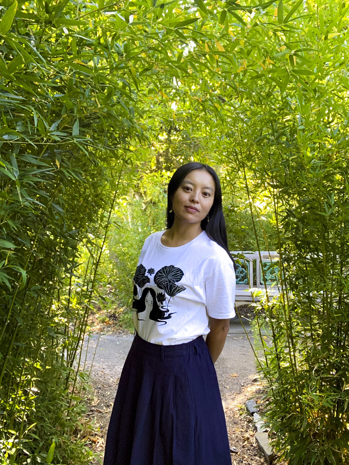 Portrait of Denver-based artist Madalyn Drewno, whose painting was recently cut from a History Colorado exhibition.