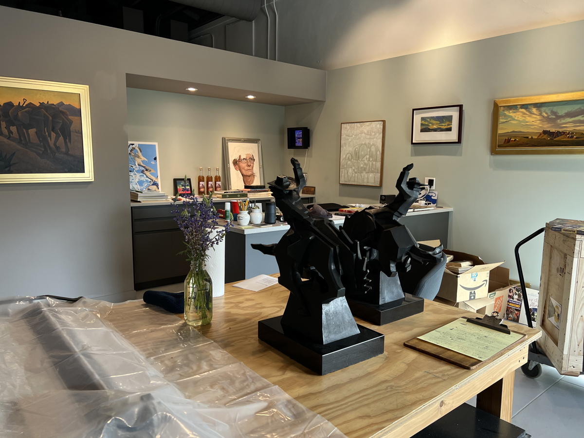 Behind-the-scenes look at the Phoenix studio of late painter Ed Mell.