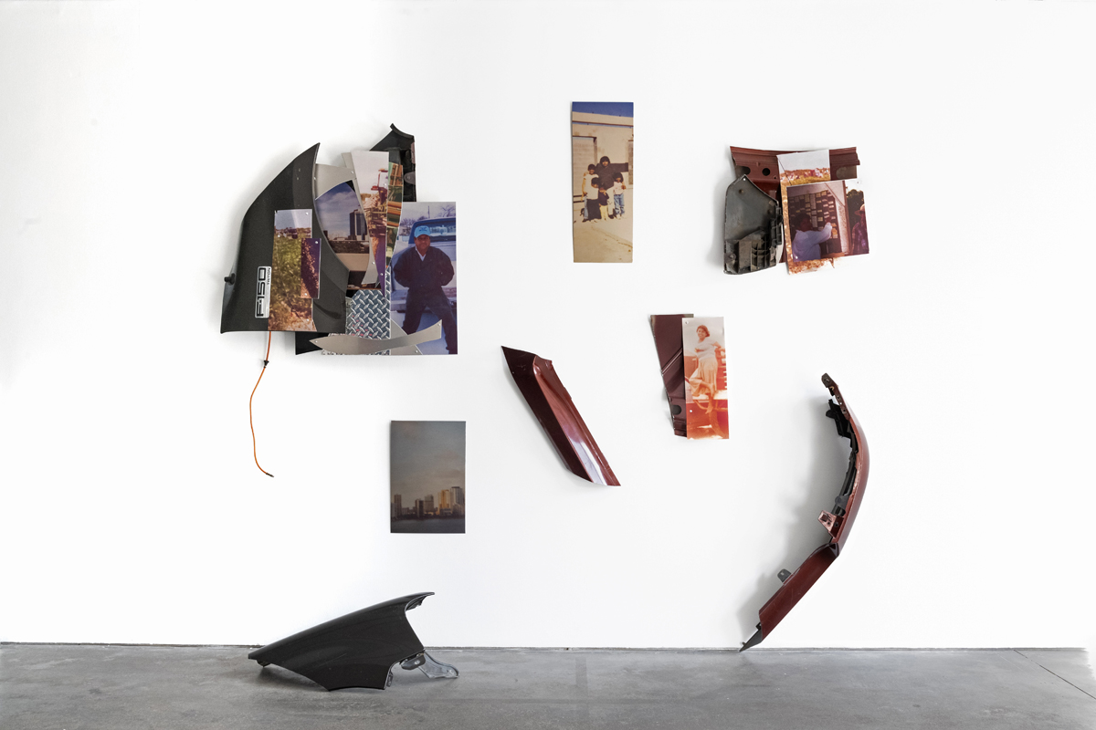 Installation view of works by Houston-based artist Verónica Gaona.