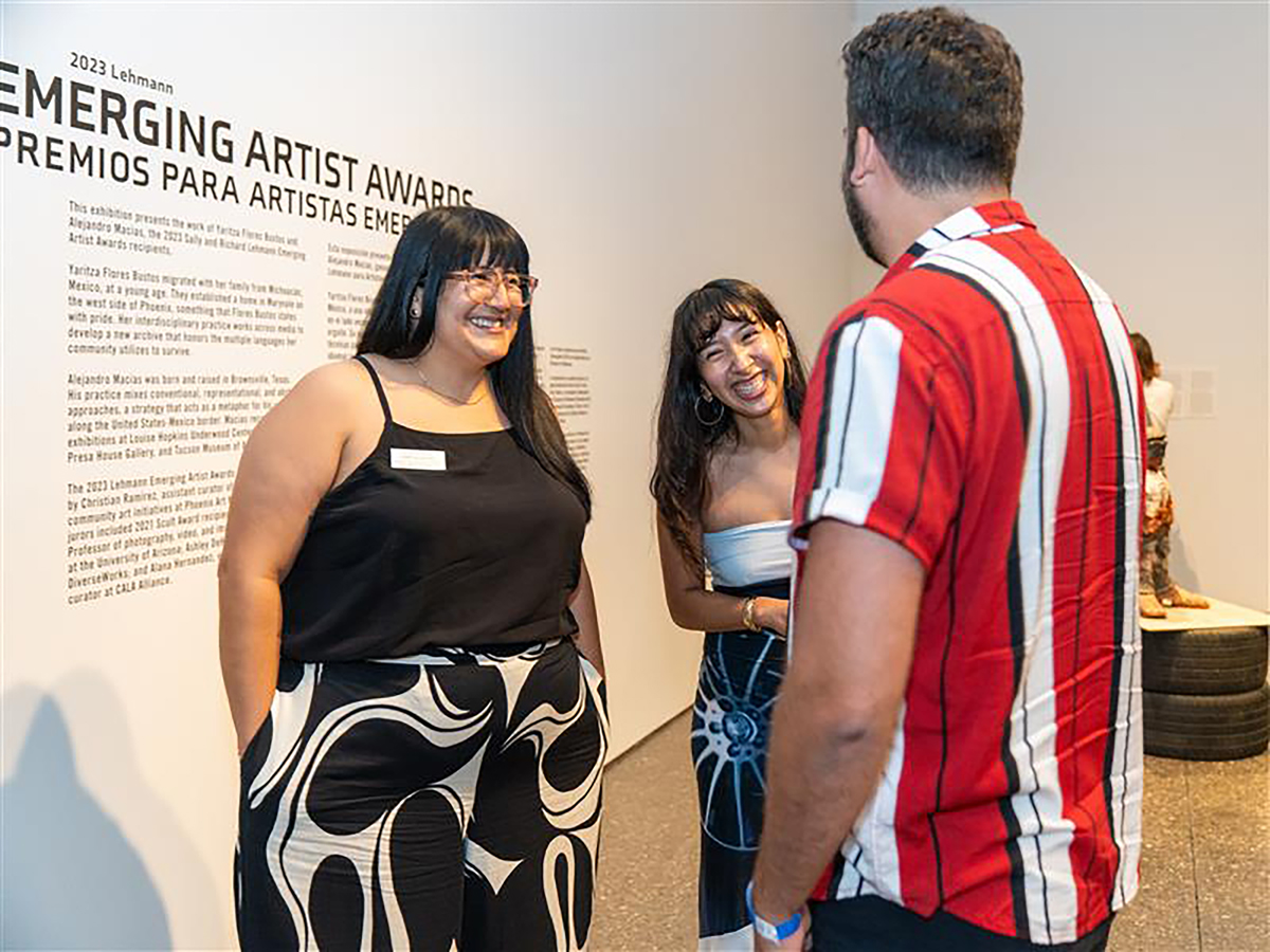 Christian Ramírez at Phoenix Art Museum. This profile covers the PAM assistant curator's work throughout the Southwest.