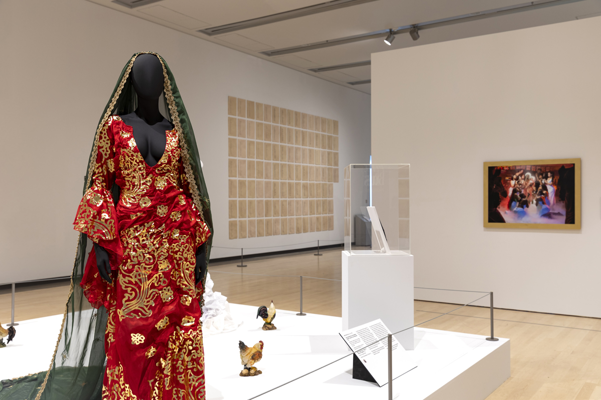 Installation view of an exhibition at Phoenix Art Museum.