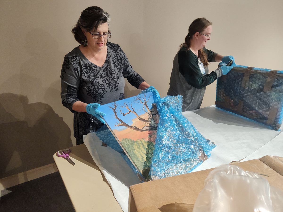 Agnes Crowley's artwork entering Farmington Museum is one top headline Southwest Art News February 2026.