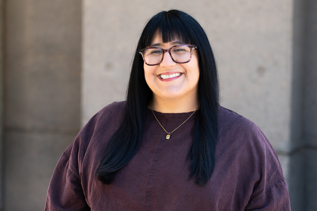 Portrait of Christian Ramírez, assistant curator of Phoenix Art Museum.