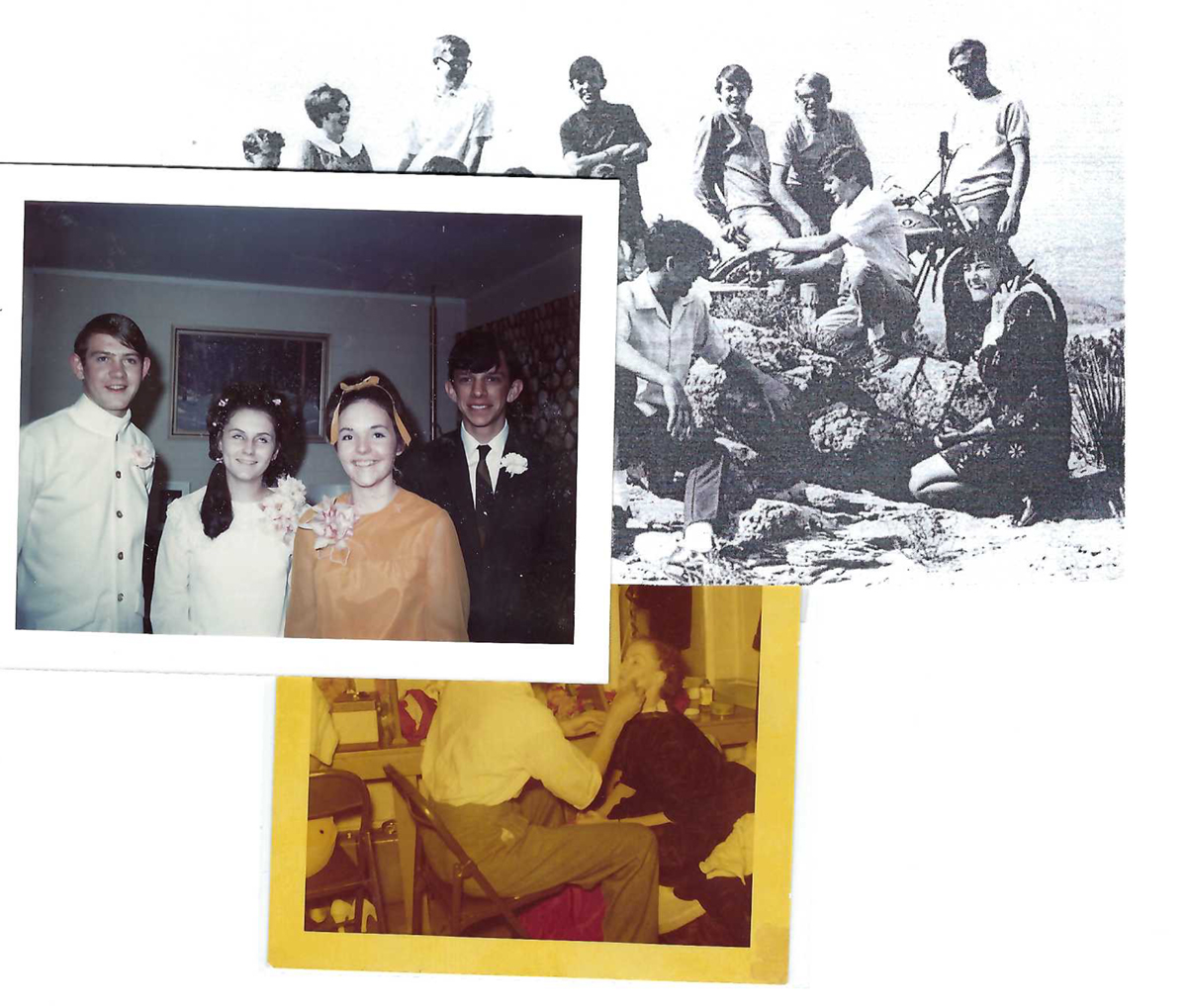 Miscellaneous photos of Dan Buckingham in his high school days.