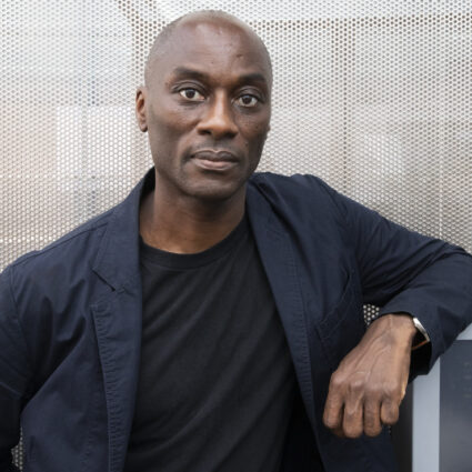 Portrait of curator Ekow Eshun, who is organizing the 2027 SITE Santa Fe International in New Mexico.