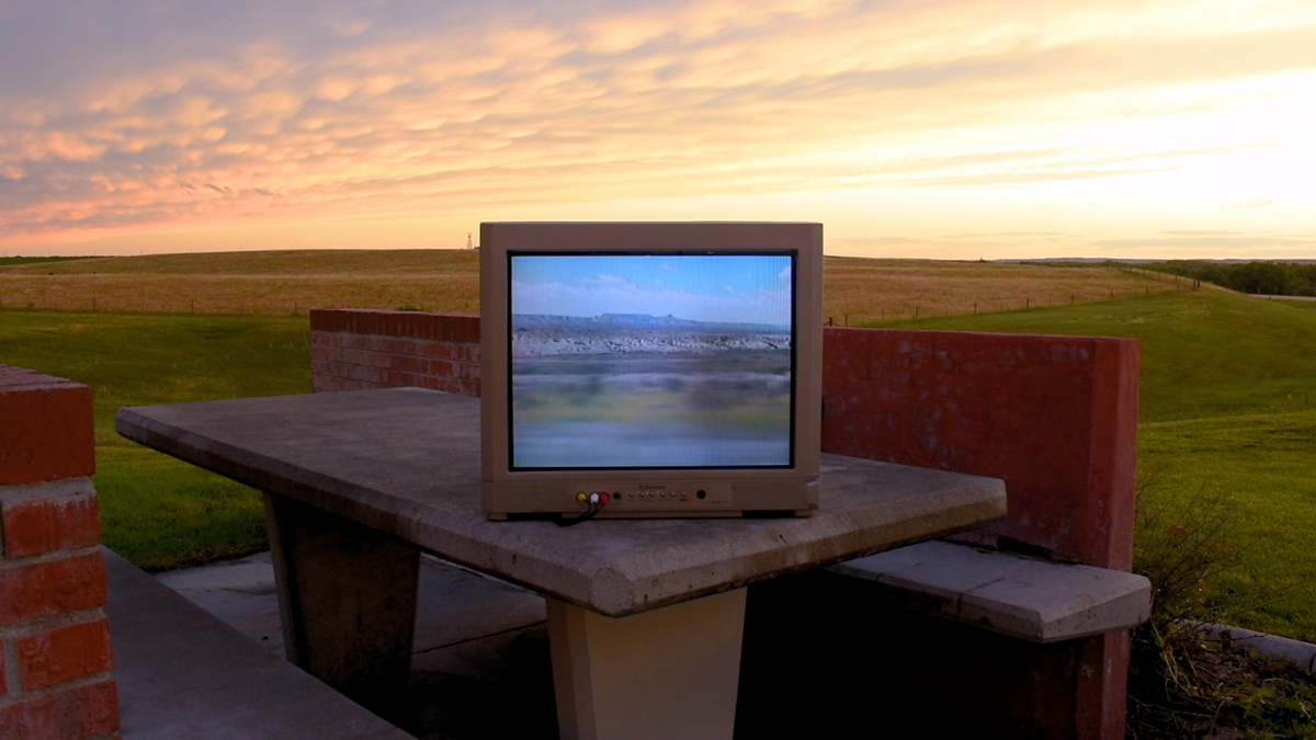 Site-specific installation by Luke Rizzotto.