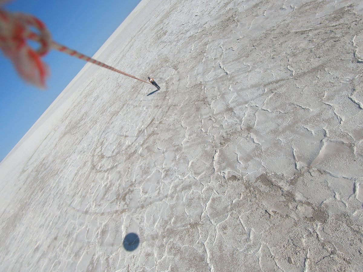 Anika Todd, aerial photograph taken with a tetheredballoon camera, Wendover, UT, 2025