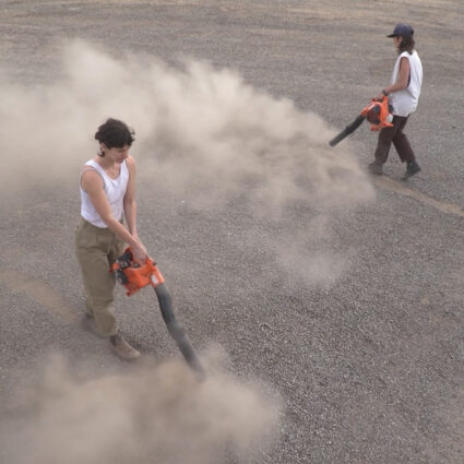Still from a performance by Hannah Spector.