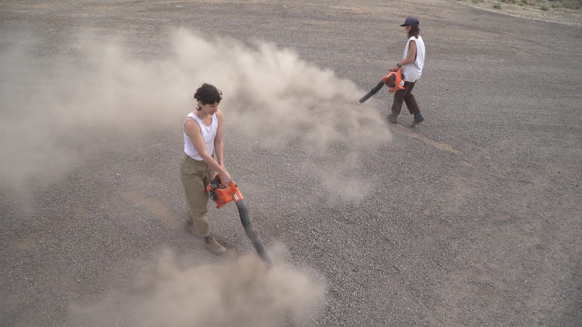 Still from a performance by Hannah Spector.