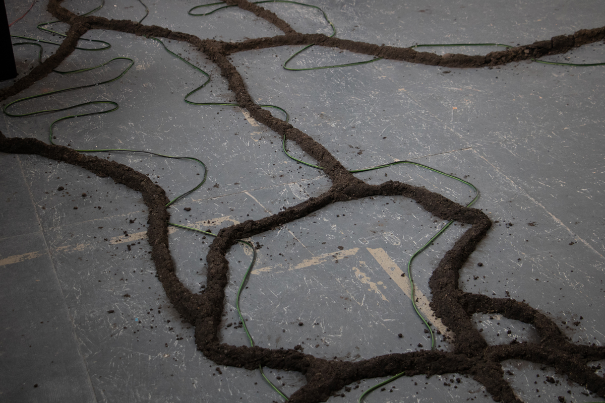 Adelaide Theriault, Molten installation detail.