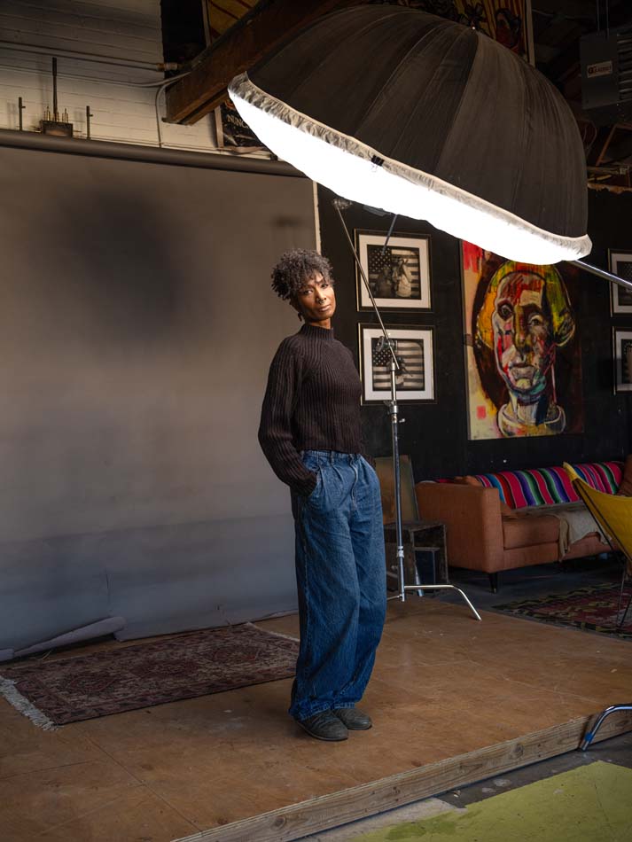 Alanna Airitam in her Tucson studio
