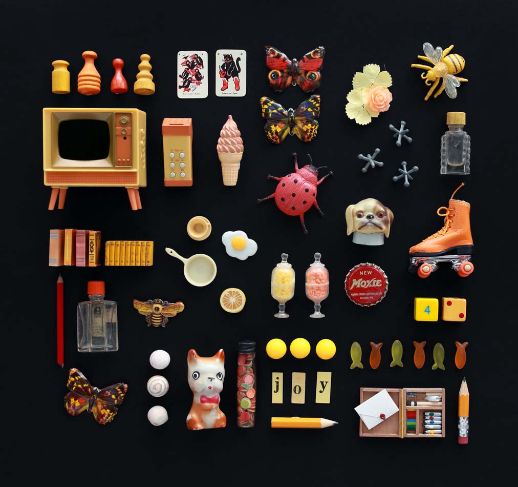 Flatlay image made at the Office of Collecting and Design.