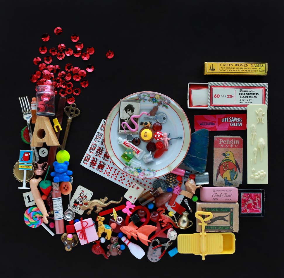 Flatlay image made at the Office of Collecting and Design.