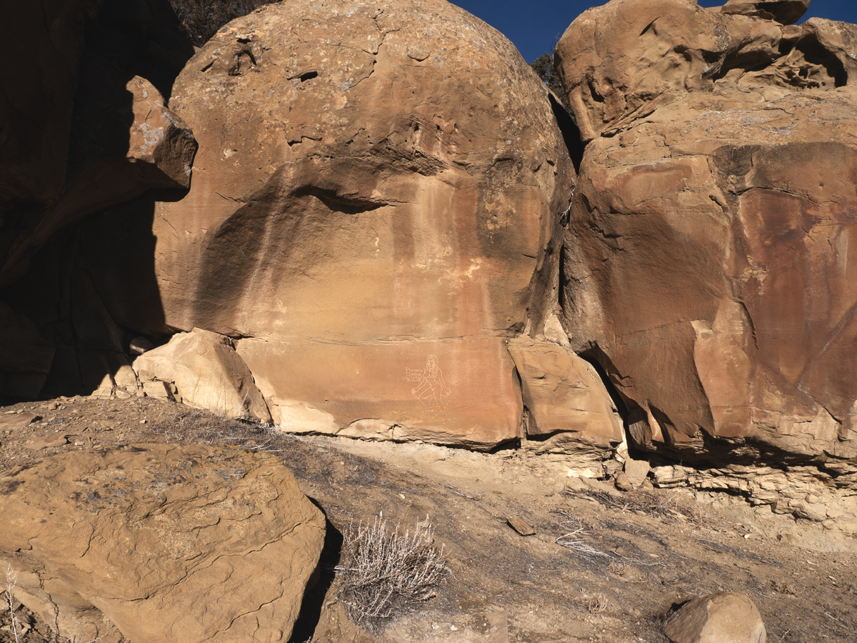 Stone carving by Pacomio Chacon.