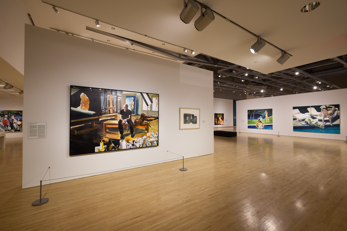 Installation view of Eric Fischl: Stories Told at Phoenix Art Museum.