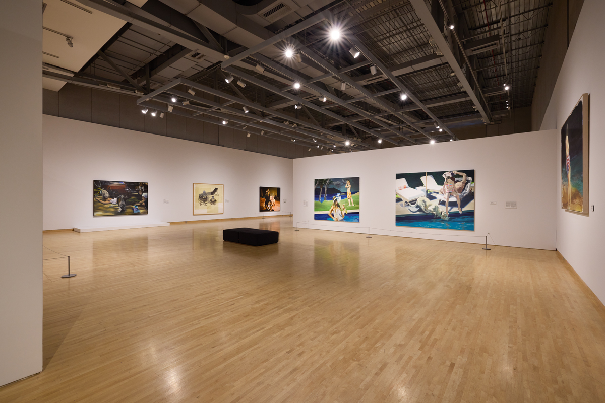 Installation view of Eric Fischl: Stories Told at Phoenix Art Museum.