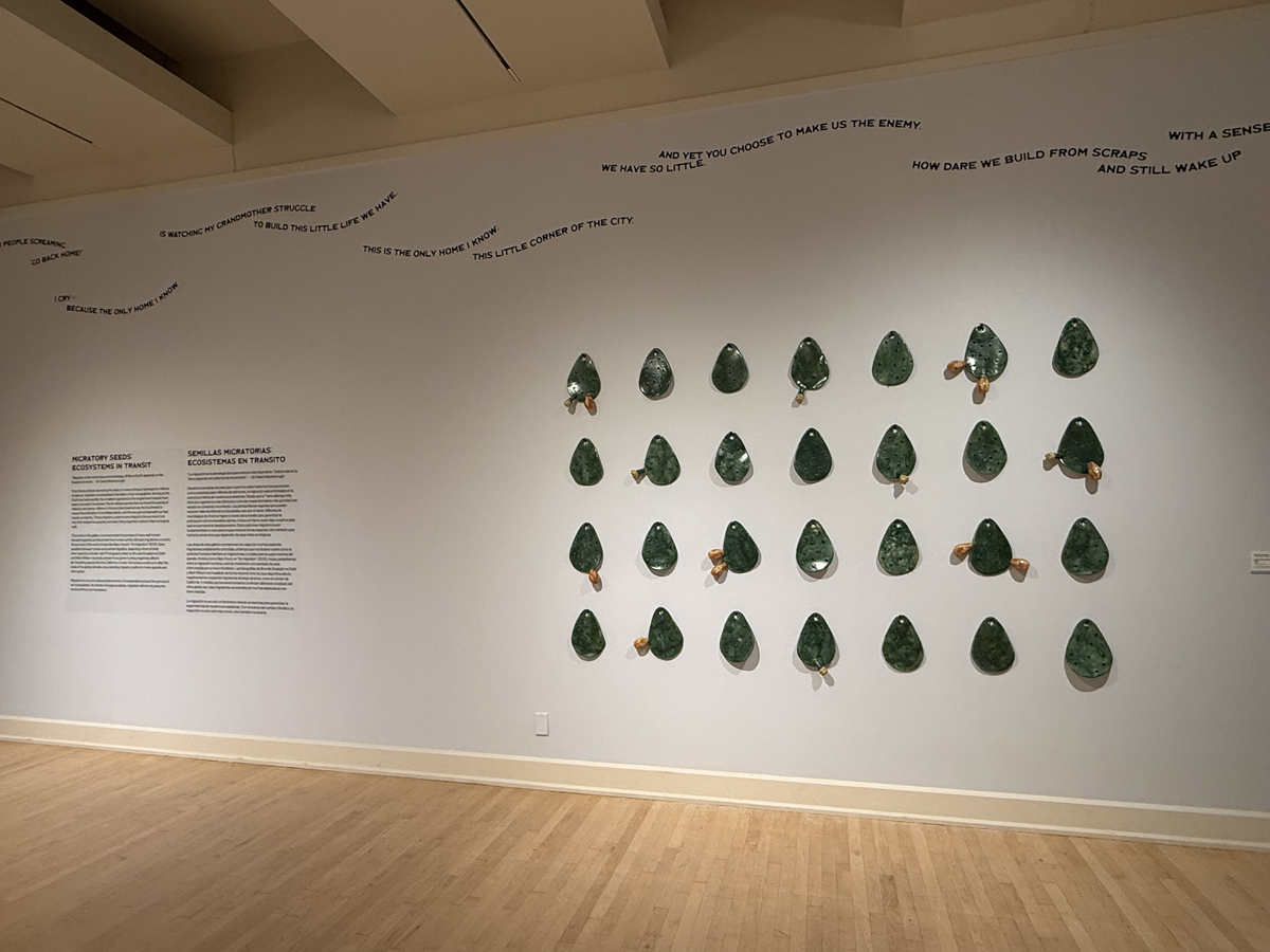 Installation artwork by Gennaro Garcia at ASU Art Museum.