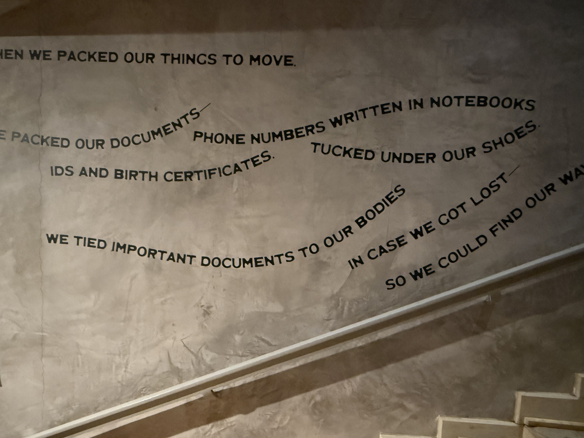 A poem by Yosimar Reyes at ASU Art Museum.