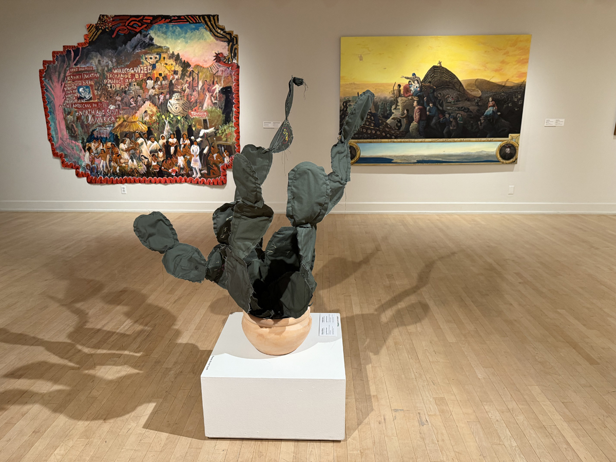 Artwork by Margarita Cabrera in Tierras Reimaginadas exhibition at ASU Art Museum.