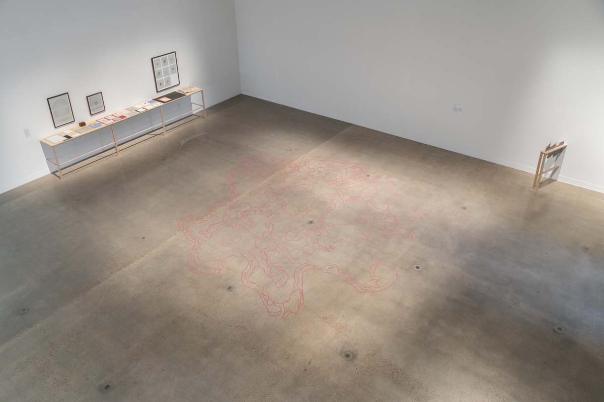 Installation view of <i>Abby Flanagan: To Move Through Stone</i>, at the Visual Arts Center at the University of Texas at Austin